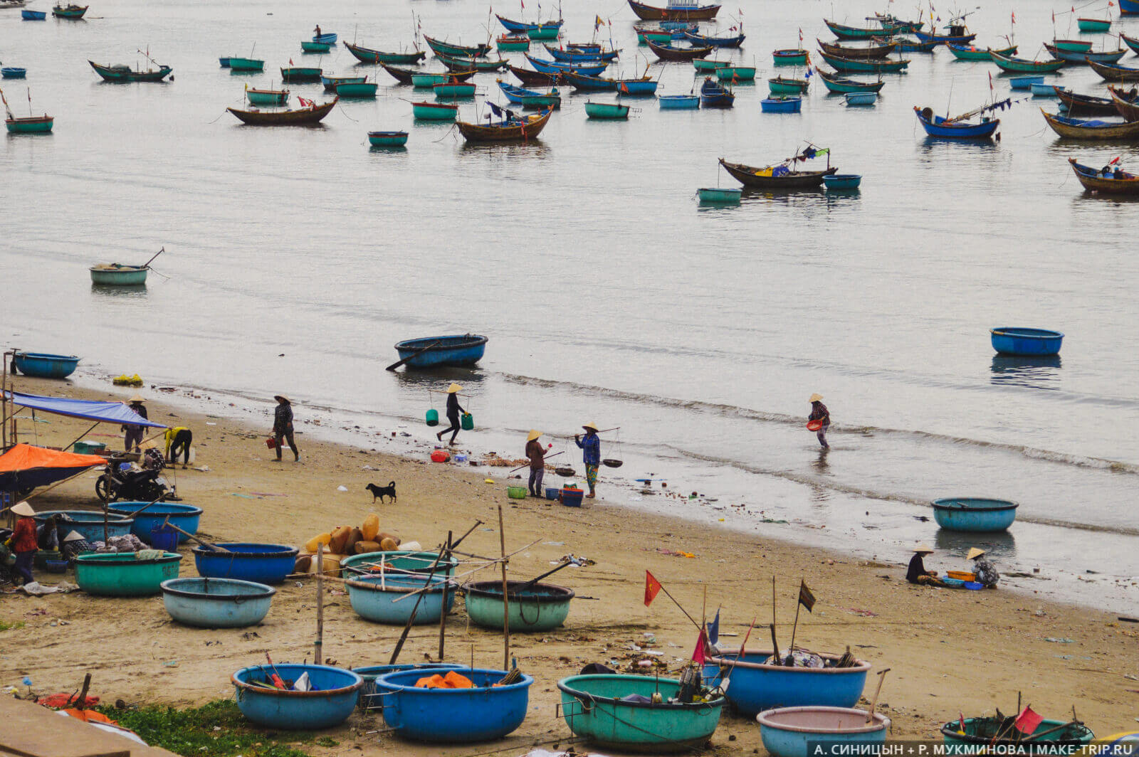 Рыбацкая гавань в Муйне