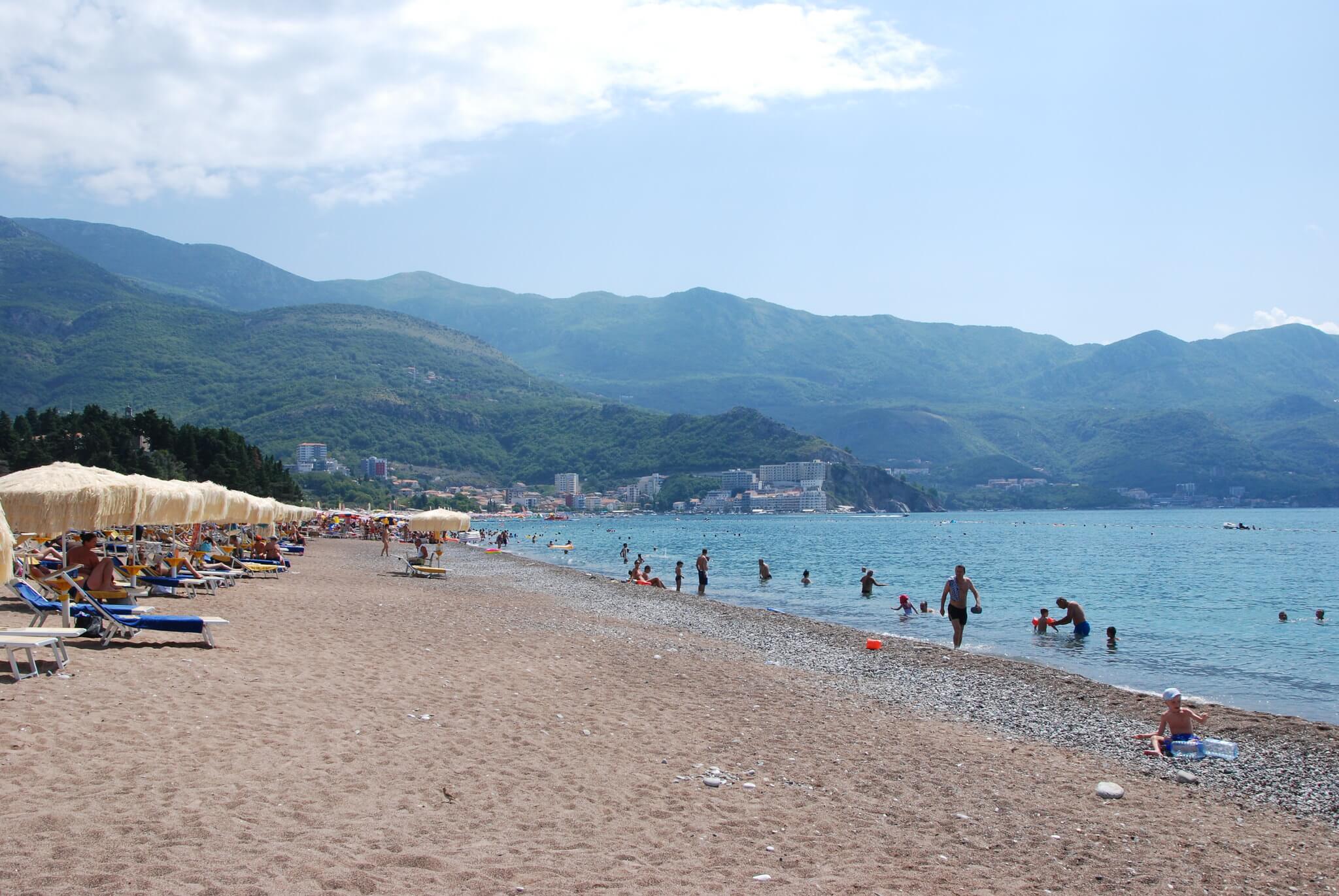 Пляж в Бечичи Пляж в Бечичи