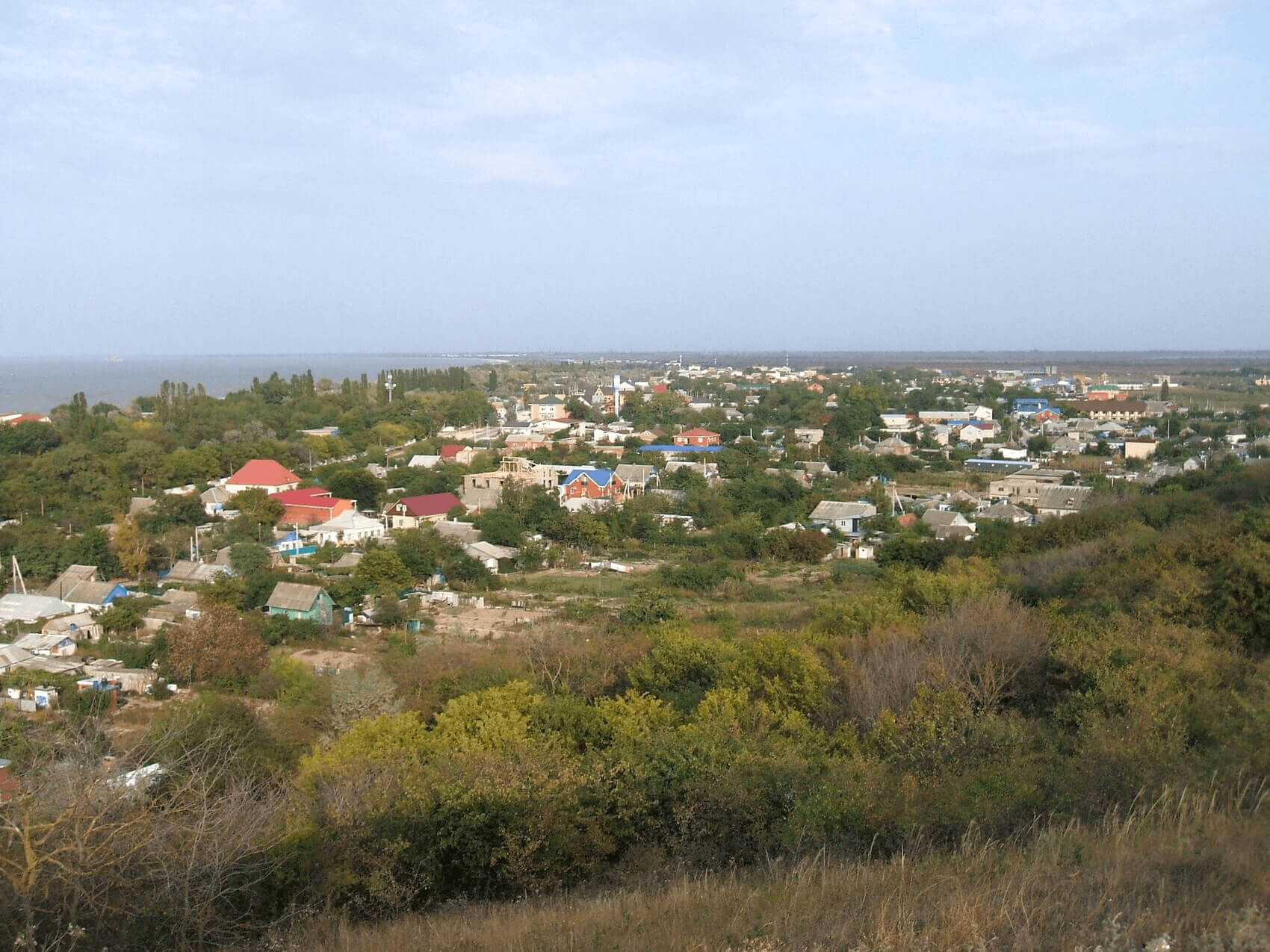 Вид на станицу Голубицкую