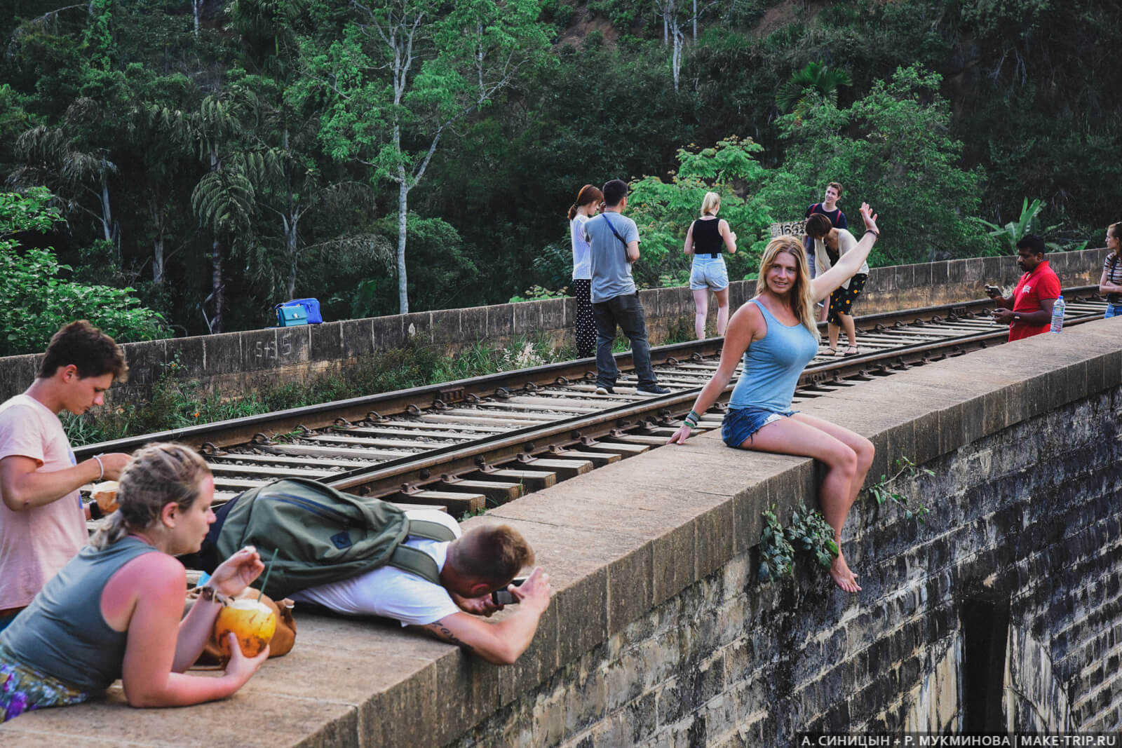 Девятиарочный мост на Шри-Ланке