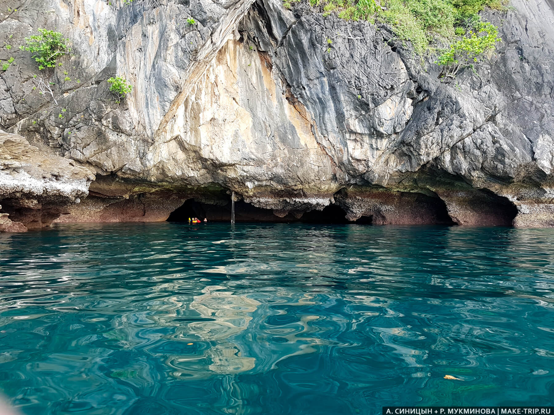 Пещера Emerald Cave на ко Муке